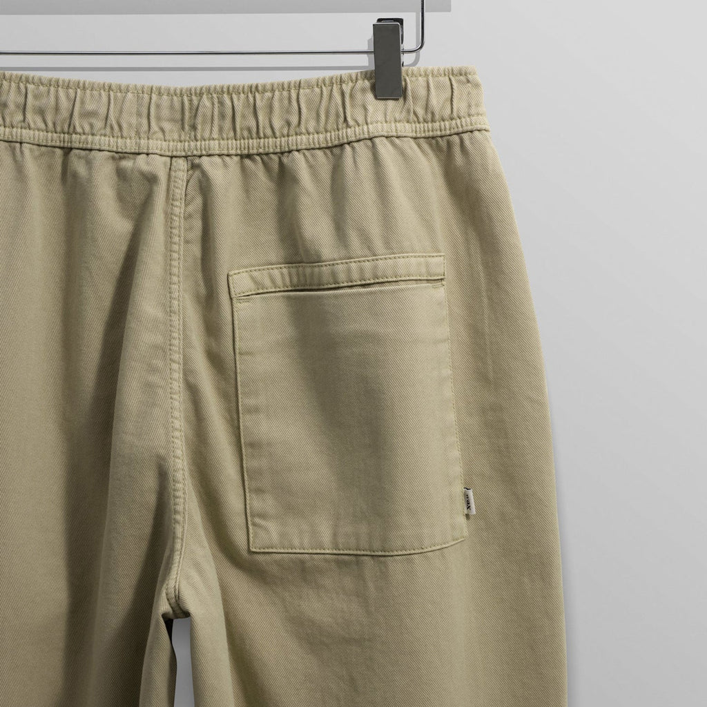 Wax London Kurt Trouser Cotton Linen Crinkle: Khaki